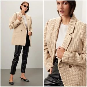 $450 NWT ANINE BING FISHBONE BLAZER VINCE NEIMAN MARCUS LACADEMIE REVOLVE SUIT